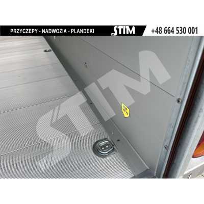 CHEVAL LIBERTE C500 alu, przyczepa typu furgon  DMC do 2000g, wymiary 445cm x 215cm x 237cm, kolor czarny